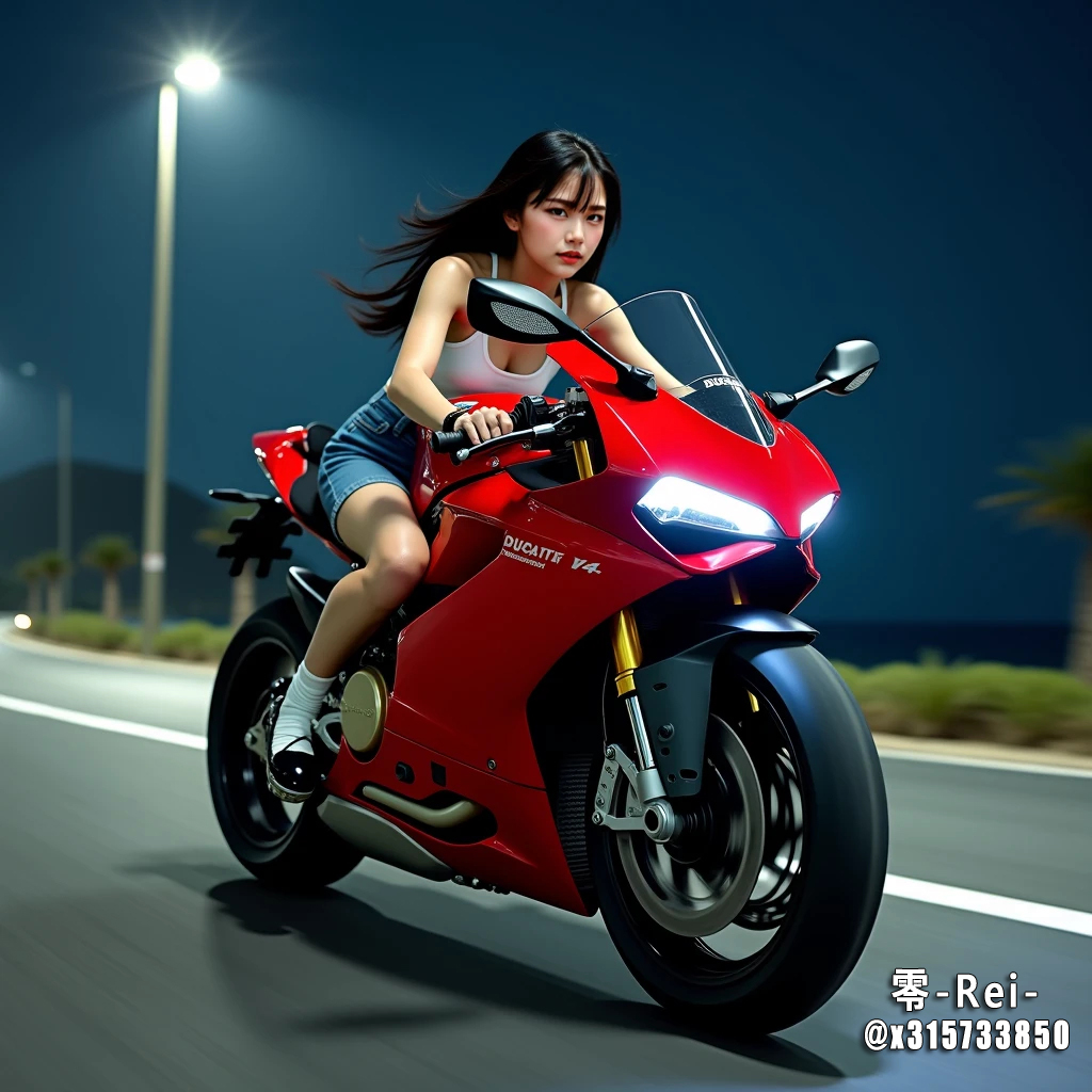 x315733850's tweet image. AI バイク女子
Good evening have a nice night🌙
今日も一日ご苦労さまでした🥰
今夜も熱帯夜だから🔥
涼しくしてゆっくり休んで下さいね❄️🐧

それでは、おやすみなさ～い꒰* ॢꈍ◡ꈍ ॢ꒱.*˚

#AI画像 #バイク女子