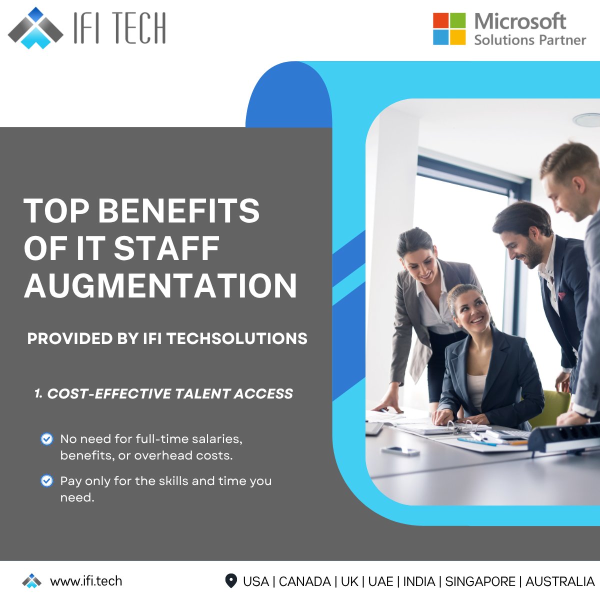 IFITech's tweet image. Need skilled IT experts on demand?
IFI Techsolutions offers flexible IT Staff Augmentationโfrom Azure pros to developers. Scale fast, hire smart.
๐ +91-9967028789
๐ bit.ly/40EcToI
#ITStaffAugmentation #TechTalent #MicrosoftExperts #IFITechsolutions #SmartHiring