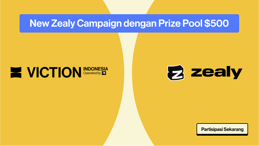 VictionID's tweet image. 🚀 ZEALY CAMPAIGN IS BACK! NOW S2 🏆
Viction Indonesia kembali dengan kompetisi bulanan yang seru bersama Zealy di Season 2!
🪙 TOTAL PRIZE POOL: $500
📅 Periode: 28 Juli - 28 Agustus 2025
🥇 Top 1-3: $70 each
🏅 Top 4-10: $50 each
Siap menunjukkan kembali skill terbaikmu?…