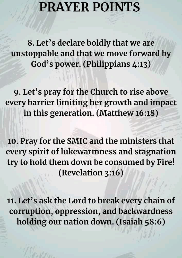 RhemaChapelxIfe's tweet image. 💥 Day 14 of our mid-year fast and prayers—break through every limitation with unwavering hope! 🙏 Let your faith rise above challenges as you seek God's strength. You're unstoppable in His power! You are overcoming limitations today!

#RhemaIfe
#BreakLimitations
#MidYearFast