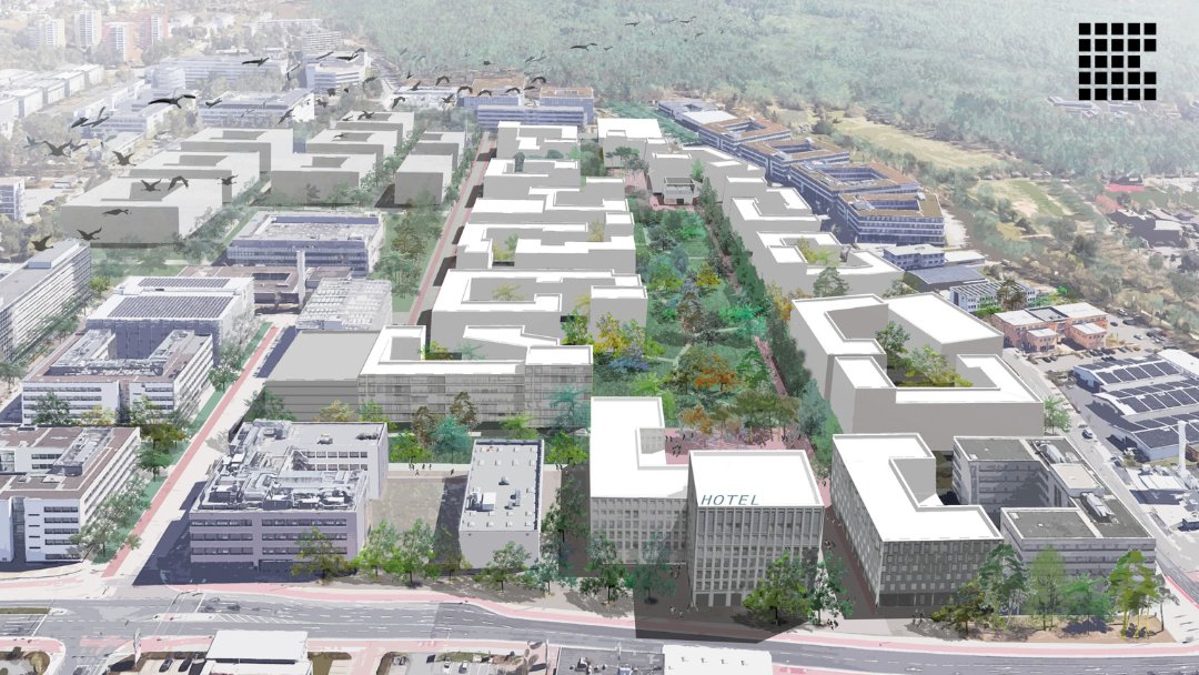 Im Süden des Siemens Campus entsteht in den nächsten Jahren ein neuer Stadtteil mit rund 2.000 Wohnungen, grünen Freiräumen, Kita, Nahversorgung &amp; mehr. Der Stadtrat hat jetzt den Weg für das Bebauungsplanverfahren frei gemacht. Alle Infos unter erlangen.de/aktuelles/stad…