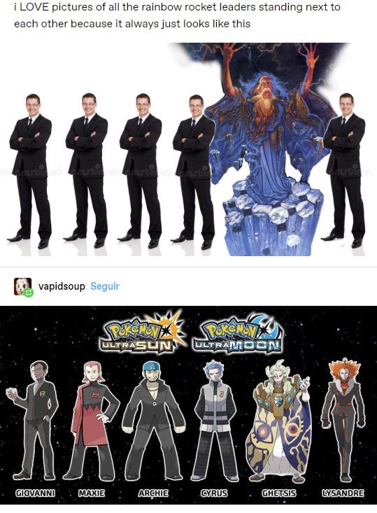 나는 그냥 이 짤이 영원히 웃길듯… bw1 게치스 최종결전 전까지는 조금 싸가지가 없을 뿐, 대화 스크립트 보면 나름 점잖게 행동하는데 옷차림은 ㄹㅇ 나댐력 max의 지존 미치광이임 ... 이런 남자 앞에서도 기죽지 않고 정정당당하게 맞짱 떠서 이긴 투희님 진심 리스펙합니다