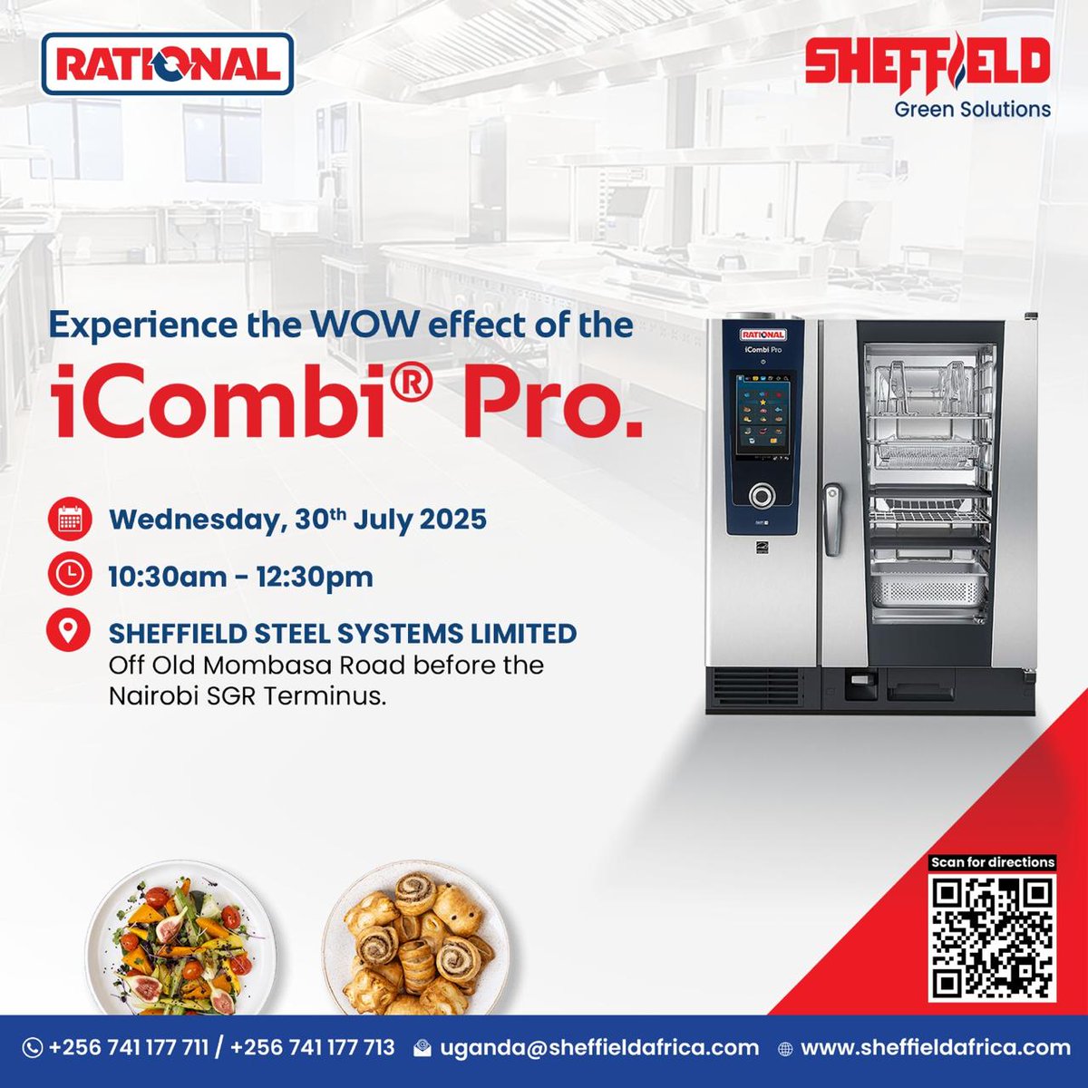 sheffield_afric's tweet image. Join us on Wednesday, 30th July at Sheffield Africa HQ for a live cooking demo using the Rational iCombi Pro.
See how this smart oven delivers speed, consistency, and quality in every dish.
Register now: forms.gle/3dLs7nMngwC8kZ…
#Rationallivecooking #iCombiPro #SheffieldAfrica