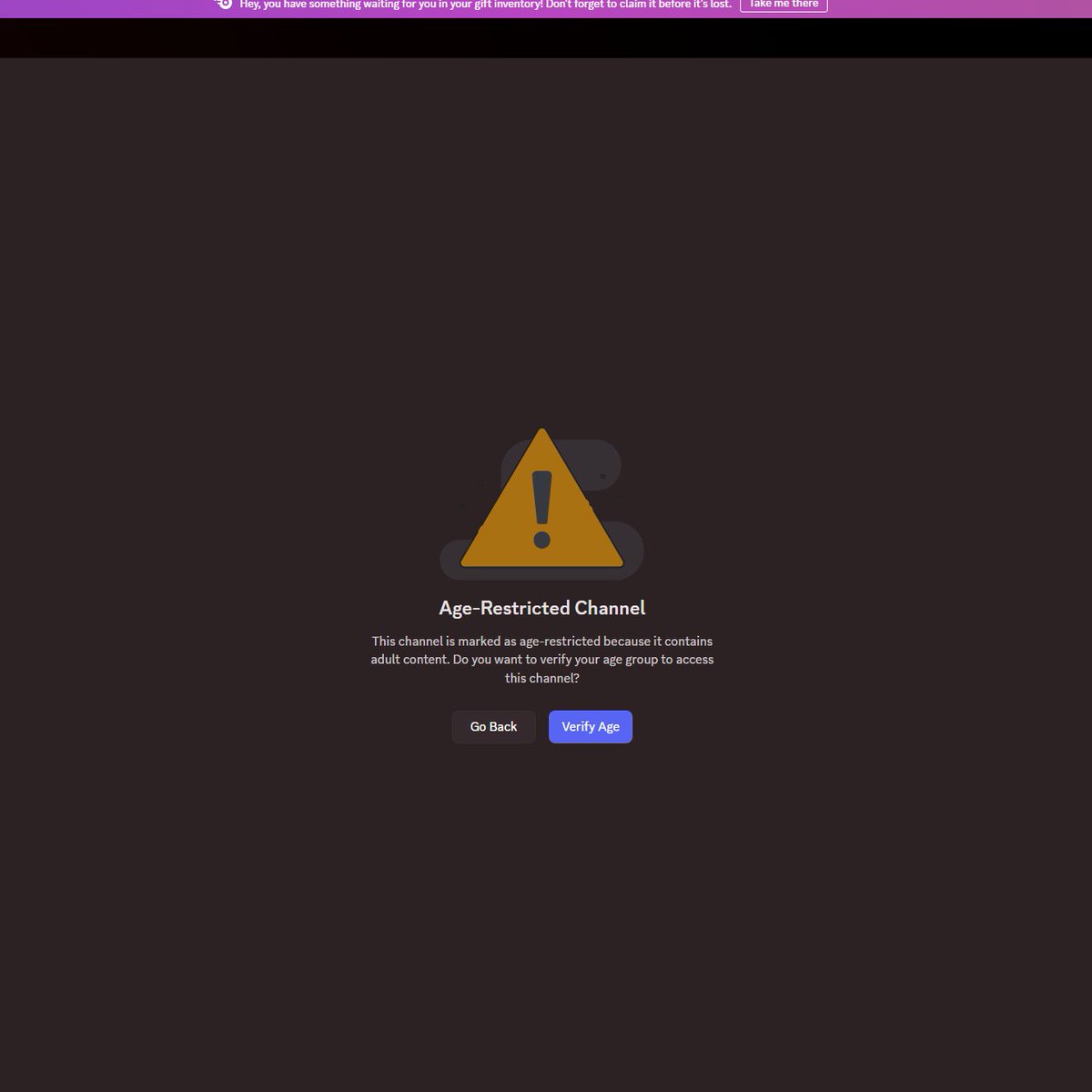 So unbelievably dumb that I need to do this UK age verification bollocks to view 18+ channels in MY OWN discord server that I created.
What is this timeline we're living in right now?