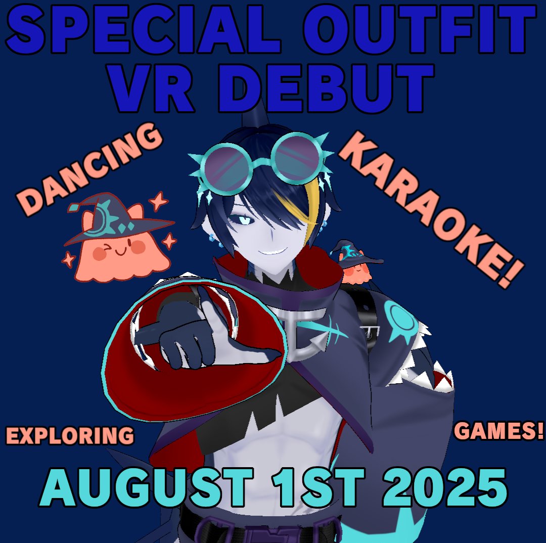 MagicNecroVT's tweet image. I'll be doing my first ever VR stream to debut my new outfit this friday!
Time will be 8pm GMT 4pm EST
Hope to see people there! Ive never done something like this before but it should be exciting!