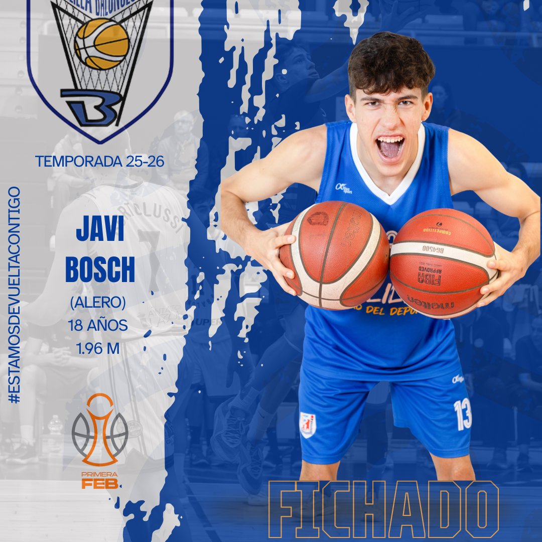 CompeticionesFEB (@competicionfeb) on Twitter photo 🚨 Mercado #PrimeraFEB: Javi Bosch será el jugador número 12 de la plantilla del <a href="/melillabcto/">Club Melilla Baloncesto</a>
▶️ El joven alero del <a href="/CAMESoler/">Melilla Ciudad del Deporte Enrique Soler</a> ejercerá como refuerzo del primer equipo melillense
🗓️ 2007 | 📏 1,96 m.
⛹️♂️ Alero | 🌍 Español
📝 Más información ⬇
feb.es/2025/7/28/balo… 🚨 Mercado #PrimeraFEB: Javi Bosch será el jugador número 12 de la plantilla del <a href="/melillabcto/">Club Melilla Baloncesto</a>
▶️ El joven alero del <a href="/CAMESoler/">Melilla Ciudad del Deporte Enrique Soler</a> ejercerá como refuerzo del primer equipo melillense
🗓️ 2007 | 📏 1,96 m.
⛹️♂️ Alero | 🌍 Español
📝 Más información ⬇
feb.es/2025/7/28/balo…