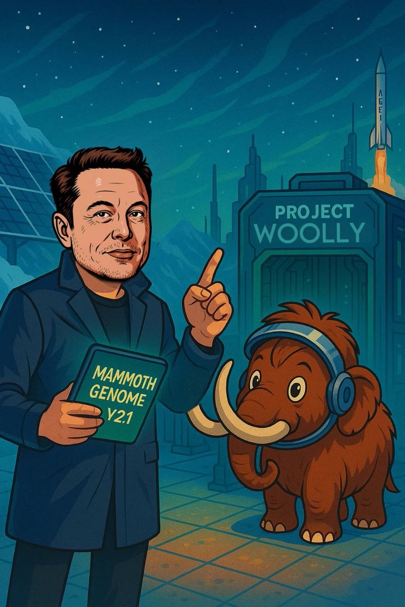 WoollyOnEth's tweet image. One day there will be woolly mammoths roaming on Mars! Anything is possible for @elonmusk! 🚀🦣