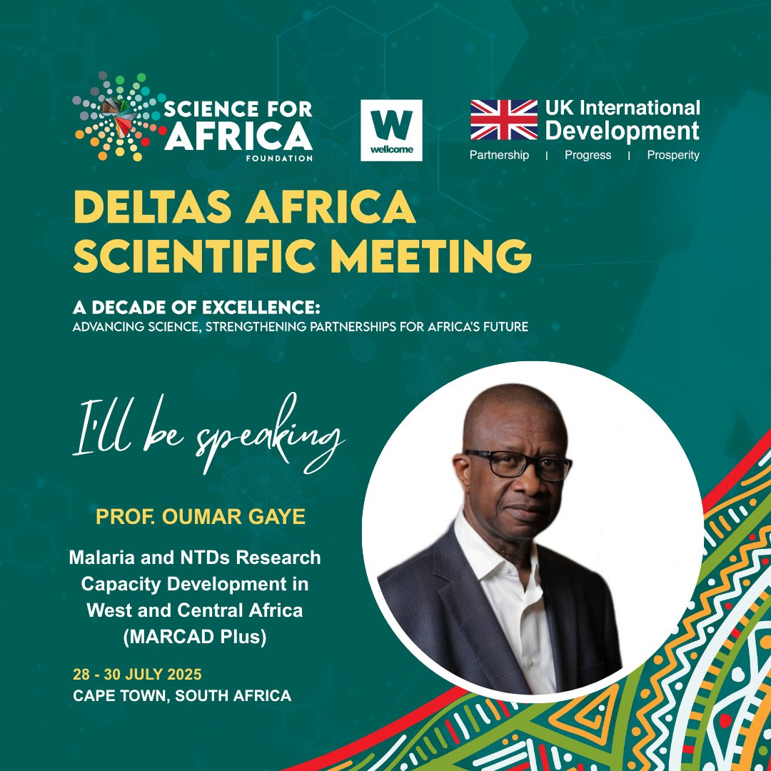 MARCAD Plus (@marcad7) on Twitter photo Honored to be speaking in the #DELTASAfrica Scientific Meeting, taking place in South Africa between 28-30 July, 2025. This event brings together Africa’s leading scientists & stakeholders to advance scien tific research & celebrate a decade of transformative impact <a href="/SciforAfrica/">Science for Africa Foundation</a> Honored to be speaking in the #DELTASAfrica Scientific Meeting, taking place in South Africa between 28-30 July, 2025. This event brings together Africa’s leading scientists & stakeholders to advance scien tific research & celebrate a decade of transformative impact <a href="/SciforAfrica/">Science for Africa Foundation</a>