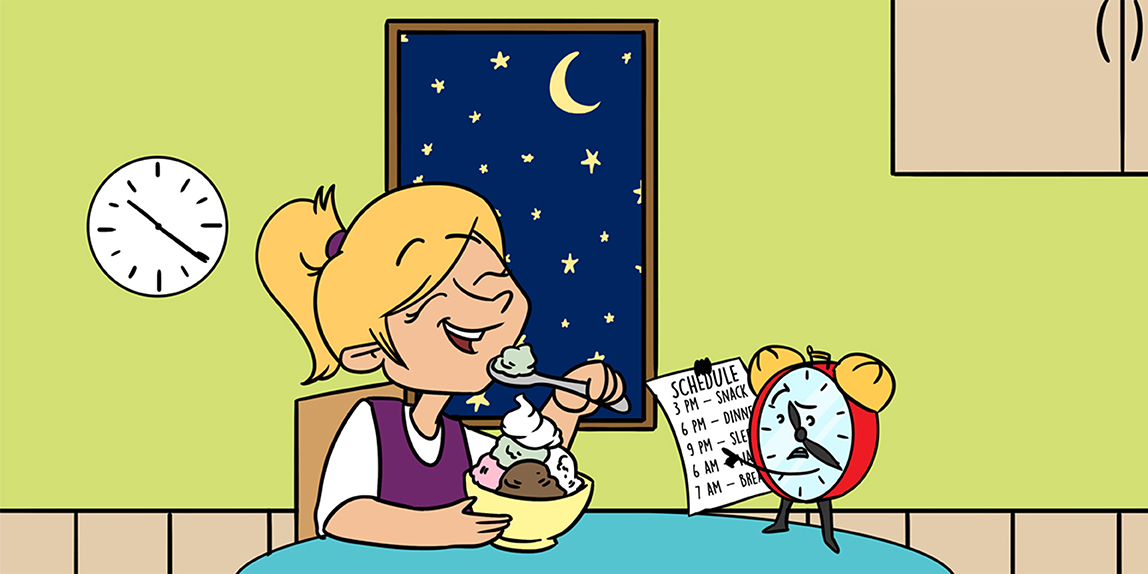 בני נוער, חופש גדול ותחושת זמן? לא תמיד מסתדרים.
השעון הביולוגי שלהם יודע מה השעה
אבל כשהם אוכלים ב־3 לפנות בוקר, הוא מתבלבל.
🧠קראו את המאמר באתר שלנו שמסביר איך אור ומזון משפיעים על המקצב הצירקדי:  bit.ly/45fQcsy