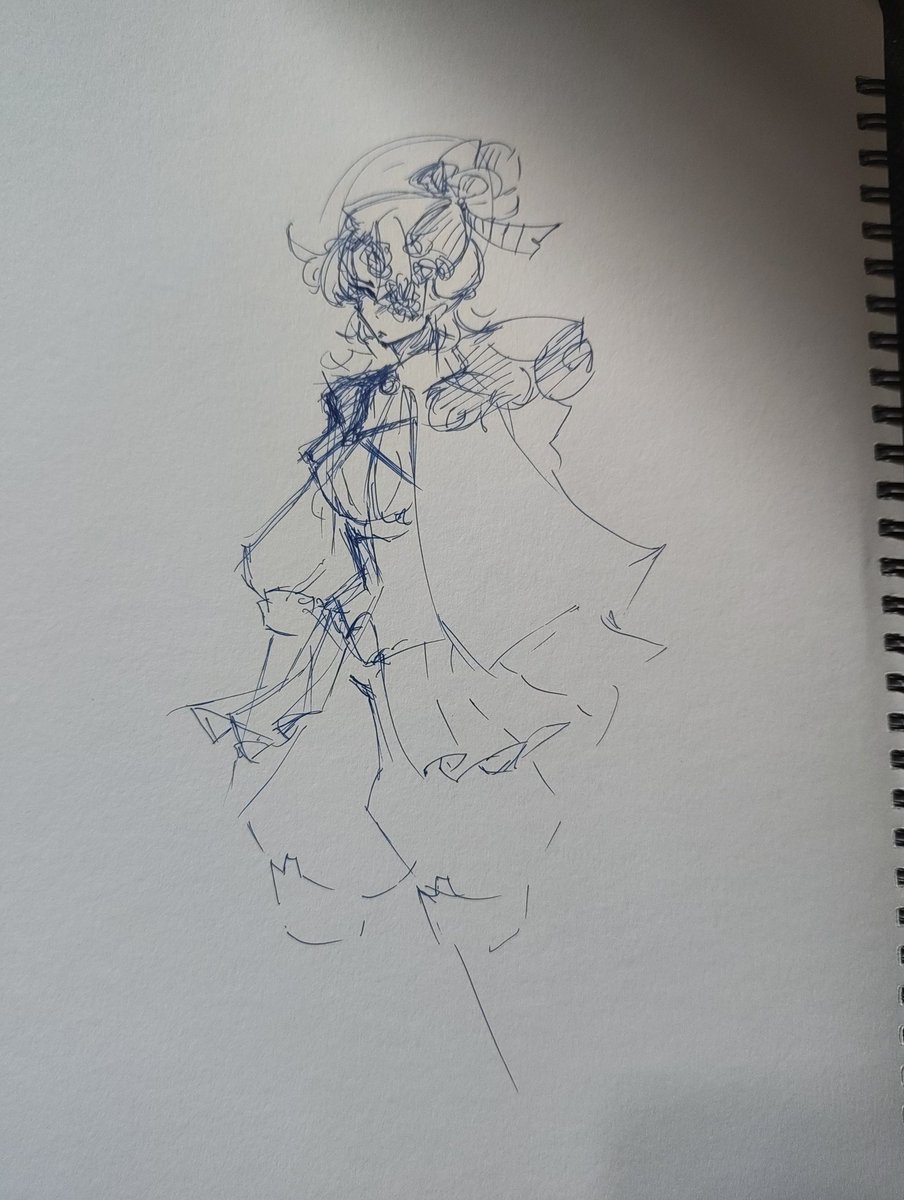 FishyDraw's tweet image. Few sketches I did while waiting for class. Sorry about the lighting ( ̄ヘ ̄;)
#illustration