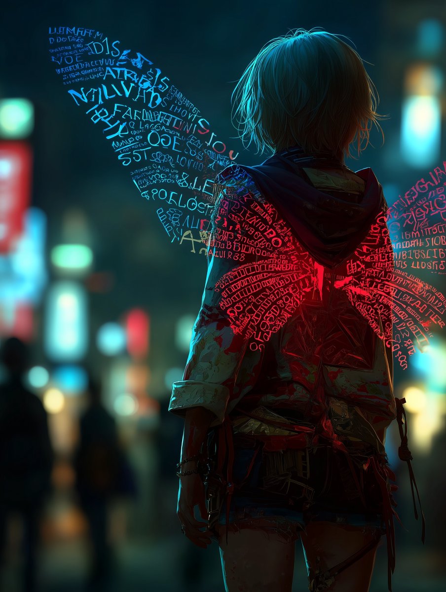 SENAKATEI7's tweet image. Glyph wings