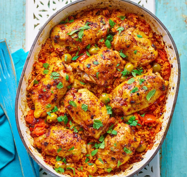 If you're looking for something new, different and delicious, check out this Good Housekeeping recipe for Harissa Chicken Tagine Traybake: bit.ly/GHHarissaChick… 

It uses affordable, tasty chicken thighs and is quick and easy to prepare.

Photo: Myles New