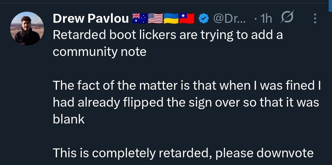 drew_pavlou's tweet image. HAHAAHAHHAHAHAHAHAAHHAA He's been community noted for his lies.