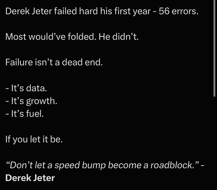Everyone makes mistakes. They’re bound to happen.

Learn,Endure and Work to turn them into Positives!

#MotivationMonday #GetUncomfortable 💯

<a href="/RaritanAD/">T.J. O’Donnell</a> 
<a href="/RaritanHigh/">Raritan High School</a> 
<a href="/DrRidleyHazlet/">Scott Ridley</a> 
<a href="/HazletProud/">Hazlet Township Public Schools</a>