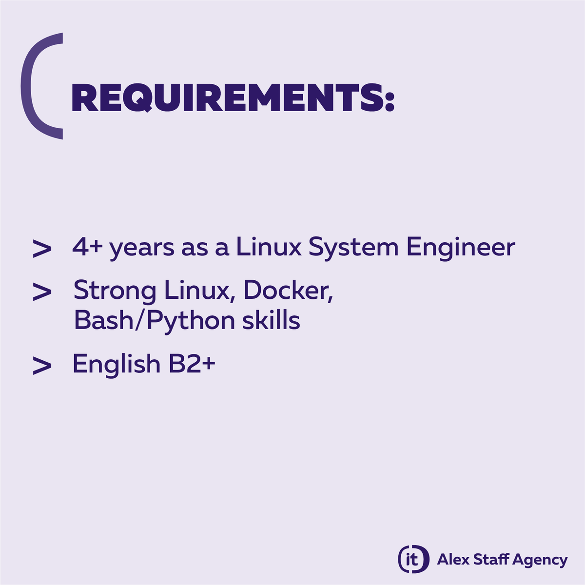 AlexStaffAgency's tweet image. #HiringNow: System Engineer
📍 On-site in Cyprus ☀️
Join a telecom & mobile security company with global reach. Looking for a Linux pro with 4+ yrs of experience.
💰 Up to €4500 gross 🎁 Perks included
👉 Apply here: alexstaff.agency/system-enginee…
#CyprusJob #LinuxEngineer