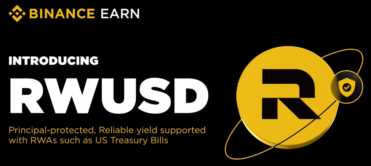 BlockTempo's tweet image. 即時消息⚡️:Binance 推出一款新產品 RWUSD,主打本金保障、每日計息、最高手續費前年化報酬(APR)4.2%,收益來源宣稱與「代幣化美國國債」等RWA掛鉤。
你用 USDT 或 USDC 購買,會 1:1 拿到 RWUSD,但 RWUSD 不是穩定幣、也不能交易或轉帳,也不代表你真的擁有任何 RWA 權益,贖回時 RWUSD 會被換回…