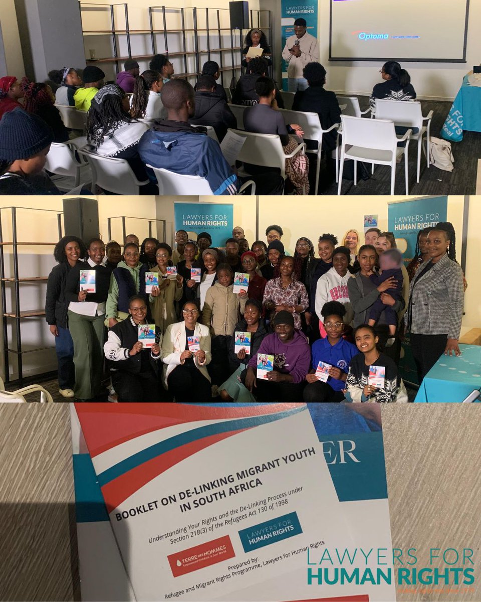 LHR_SA's tweet image. #MigrantYouthVoices | 25 July 2025
LHR and our partners @SARefugee_Led & Outreach Foundation hosted a powerful workshop in Braamfontein on migrant youth advocacy.
Youth-led. Rights-focused. Borderless!
#KnowYourRights