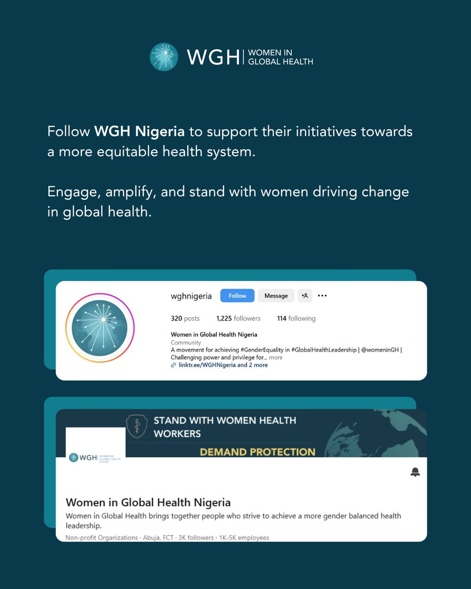 Women In Global Health (@womeningh) on Twitter photo The EmpowerHer Health Fellowship program, equipping emerging leaders with tools to influence systems, amplify voices, and drive change for health equity in Nigeria and beyond.
Follow <a href="/WghNigeria/">WGHNigeria</a> for a look into the inspiring stories of the women who attended the programme. The EmpowerHer Health Fellowship program, equipping emerging leaders with tools to influence systems, amplify voices, and drive change for health equity in Nigeria and beyond.
Follow <a href="/WghNigeria/">WGHNigeria</a> for a look into the inspiring stories of the women who attended the programme.