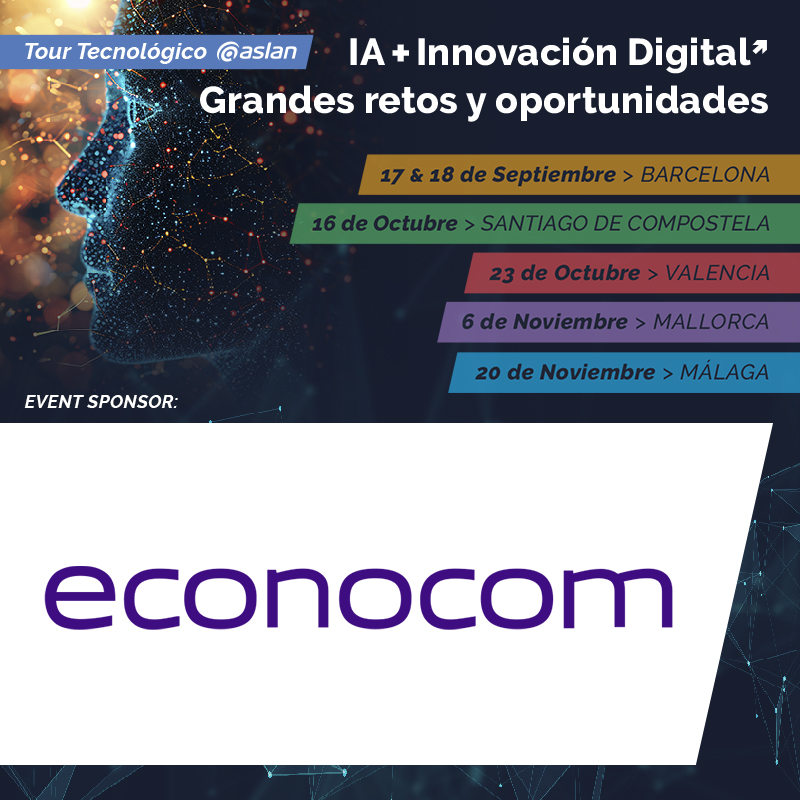 Asociación @aslan (@aslan_es) on Twitter photo 📢<a href="/Econocom_sp/">Econocom Spain</a> apoya como Event Sponsor la XIX edición del Tour Tecnológico <a href="/aslan_es/">Asociación @aslan</a> 2025
#Barcelona 17-18 Sept | #Santiago 16 Oct | #Valencia 23 Oct | #Mallorca 6 Nov | #Málaga 20 Nov
Más información en aslan.es/actividades/to…
#TourASLAN #UneteASLAN 📢<a href="/Econocom_sp/">Econocom Spain</a> apoya como Event Sponsor la XIX edición del Tour Tecnológico <a href="/aslan_es/">Asociación @aslan</a> 2025
#Barcelona 17-18 Sept | #Santiago 16 Oct | #Valencia 23 Oct | #Mallorca 6 Nov | #Málaga 20 Nov
Más información en aslan.es/actividades/to…
#TourASLAN #UneteASLAN