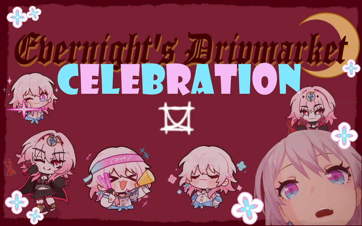 🩵🌙 Evernight Dripmarket Celebration🎊🩷

💝 4x supply passes 💝

To join
◇ Must be following me
◇ Retweet this post 
◇ Drop a 🌙 in replies 

☆optional☆ Welcoming anyone to join March Mains discord > discord.gg/march7th 🩷🩵

✨️ Giveaway starts now until AUG 16 ✨️
