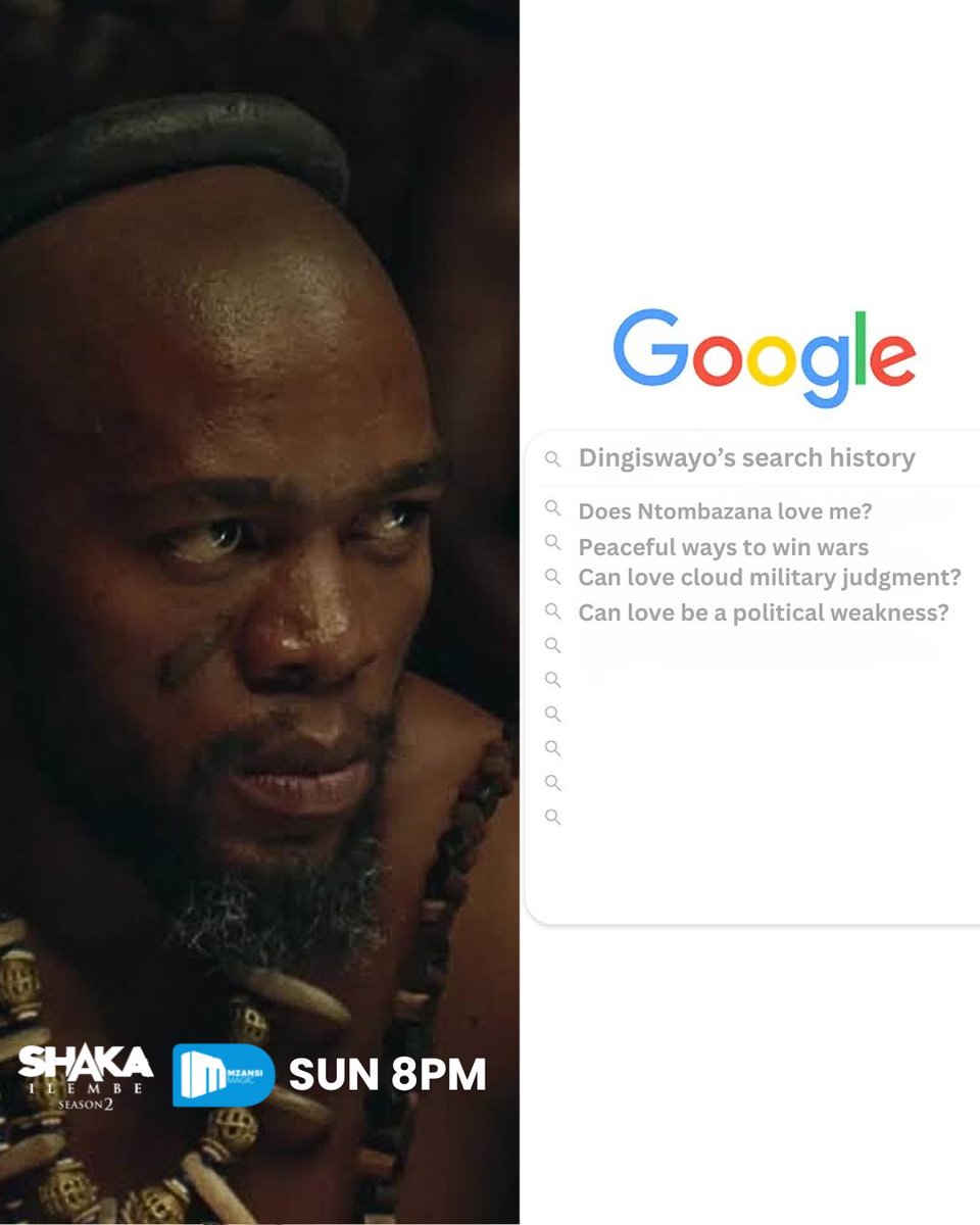 DStv's tweet image. Are we the only ones reading it in their voices? 👀 Catch episode 1 -7 of #ShakaiLembeS2 on #DStvStream. 📲