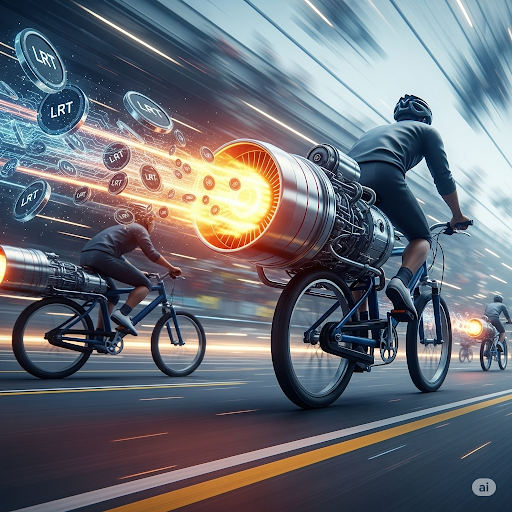 ElemujeC's tweet photo. Using @avantisfi  vaults is like putting a jet engine on your LRTs. Most of y’all still riding bikes. https://t.co/6swkSKRBKO