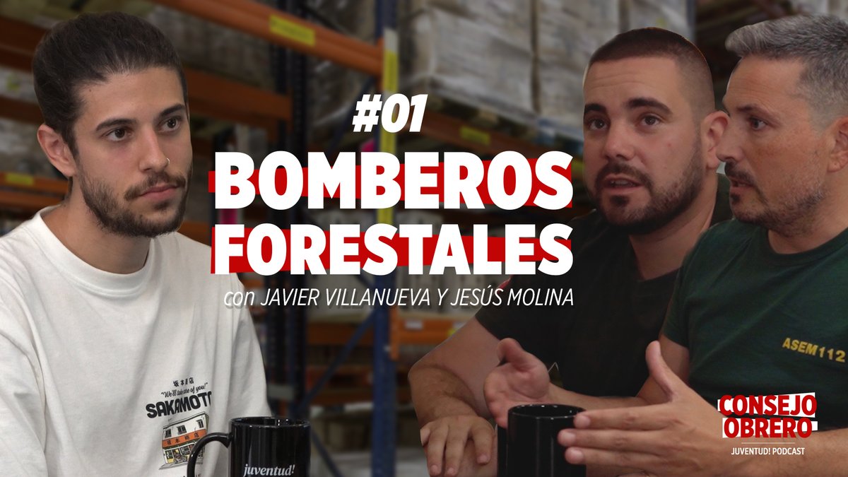 🚩CONSEJO OBRERO #01: Bomberos Forestales

Los <a href="/BBFFMadrid/">Bomberos Forestales Comunidad de Madrid</a> llevan en huelga desde el 15 de julio. Hablamos con Javier Villanueva y Jesús Molina, de <a href="/FIRETBF/">FIRET B.Forestales</a>, sobre las condiciones y reivindicaciones de los bomberos forestales.

Martes 29 a las 20:00h youtube.com/@JuventudRevsta