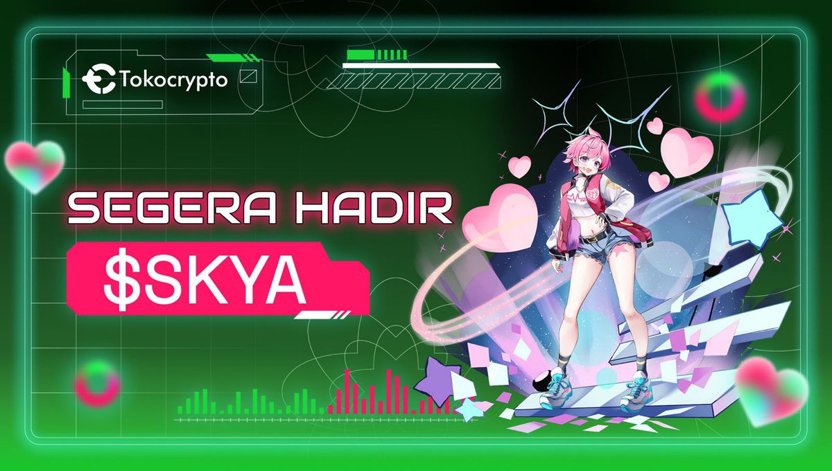 🚀 Segera di Tokocrypto!
 $SKYA (Sekuya Multiverse), token dari ekosistem gaming + Web3 yang fun dan komunitas‑driven akan segera listing di Tokocrypto! 🎮✨

Stay tuned, Tokonauts. Kira‑kira kapan launch yaa? 🔥
HMMM