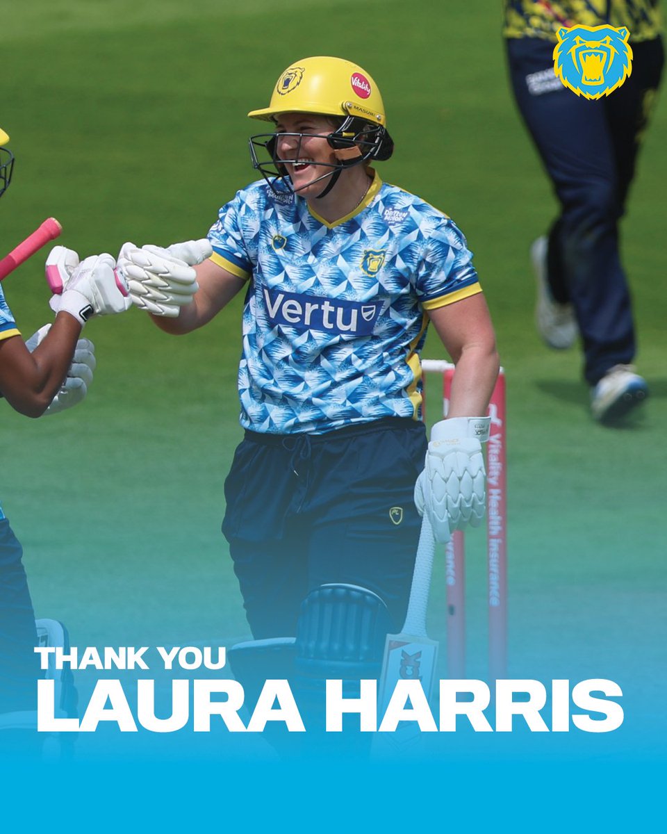 Laura Harris heads back to Australia following Blast Finals Day

Thank you for a memorable season, Laura 💙

🐻 #YouBears
