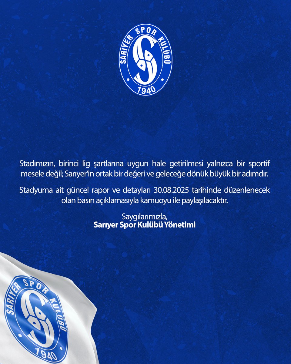 Sevgili Sarıyerlilerin bilgisine...