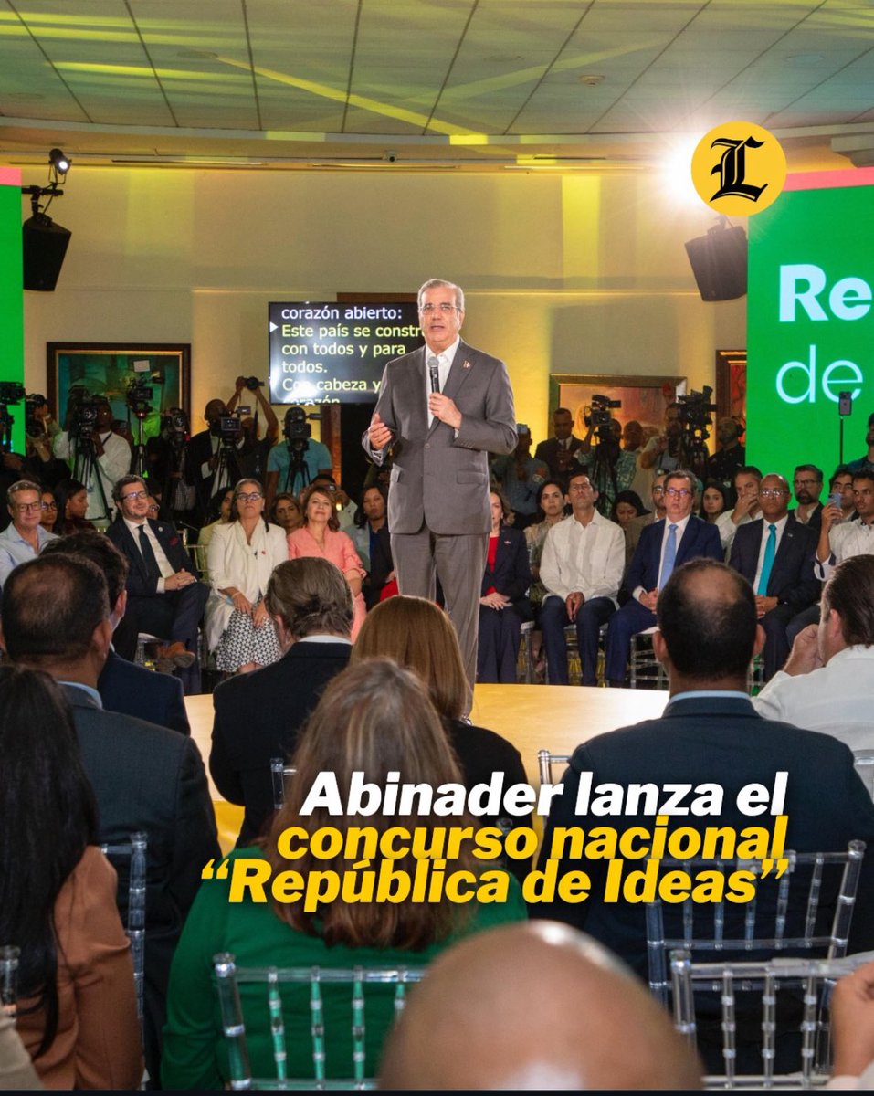¡Buenos días! Julio 27
Día Internacional del Perro Callejero.

MIS IDEAS PARA EL CONCURSO 

Con una gran fanfarria el gobierno del <a href="/PRM_Oficial/">PRM</a> y <a href="/luisabinader/">Luis Abinader</a> , se han inventado ahora un “Concurso de las Ideas”, para que seamos nosotros los ciudadanos los que les digamos a los