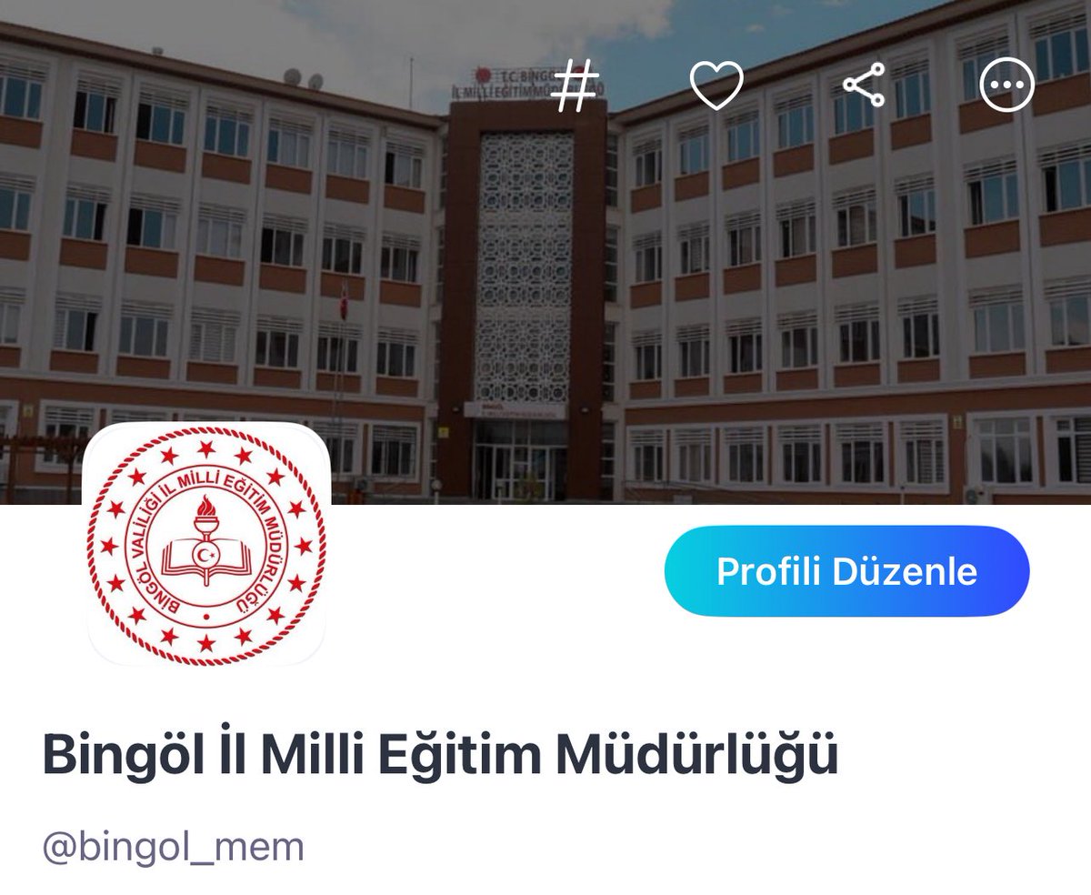 📍Bingöl  İl Milli Eğitim Müdürlüğü olarak, Türkiye’nin yerli ve milli sosyal medya platformu olan Next TEKNOFEST sosyaldeyiz. 🇹🇷 🇹🇷 

👉 sosyal.teknofest.app/@bingol_mem

<a href="/tcmeb/">Millî Eğitim Bakanlığı</a> <a href="/Yusuf__Tekin/">Yusuf Tekin</a> 
<a href="/bingolvaliligi/">T.C. Bingöl Valiliği</a> <a href="/ahusta07/">Dr. Ahmet Hamdi USTA</a> <a href="/MustafaOzel66/">Mustafa Özel</a>