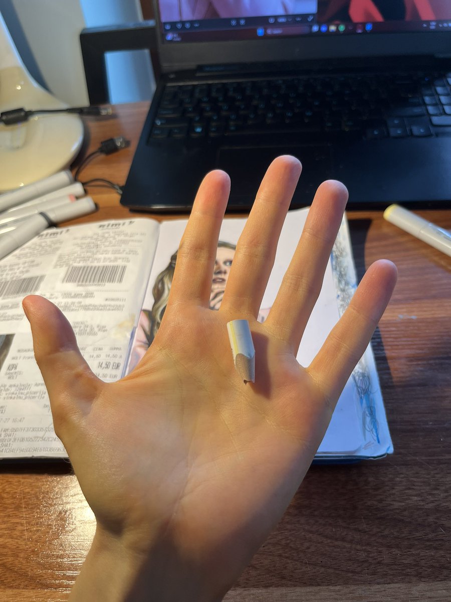 SIGMAREXIC's tweet image. i fear i must leave my house to buy a singular white pencil.