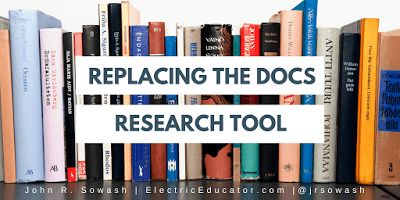 jrsowash's tweet image. Replacing the Research tool in Google Docs feedproxy.google.com/~r/TheElectric… #googleedu #gafe