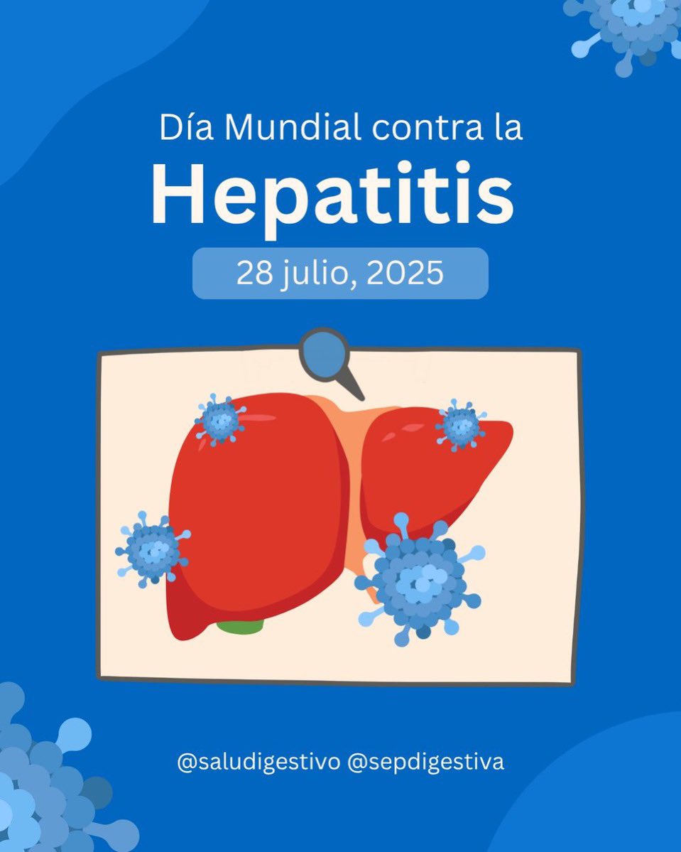 #DiaMundialContraLaHepatitis

Hepatitis A (#VHA)
Hepatitis B (#VHB)
Hepatitis D (delta, #VHD)
Hepatitis C (#VHC)

Tratamiento y prevención: 
vía <a href="/saludigestivo/">Fundación Española del Aparato Digestivo (FEAD)</a>. saludigestivo.es

La ℹ️ veraz y de calidad es fundamental para que el paciente sea activo en su propio cuidado.