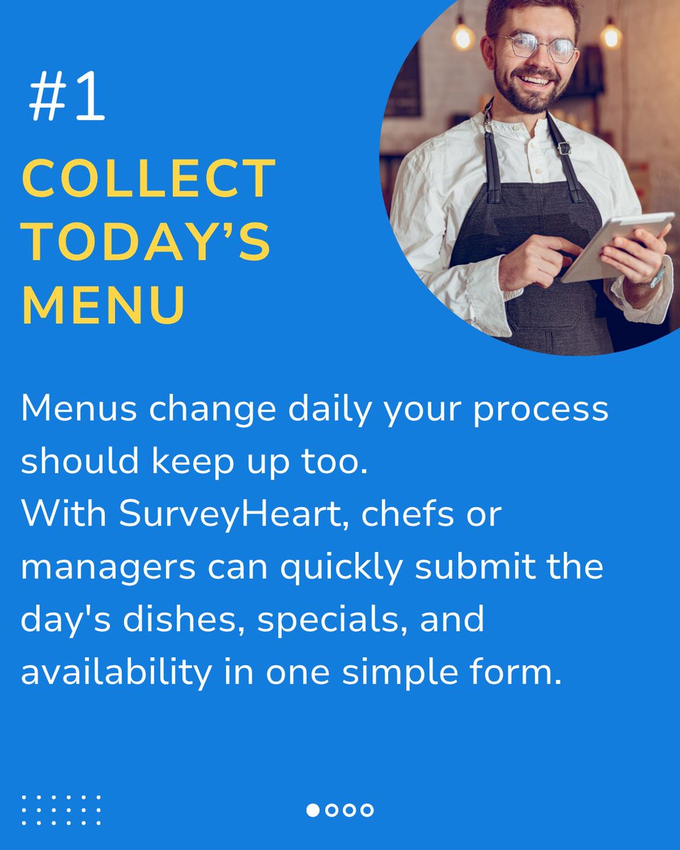 surveyheartapp's tweet image. From kitchen to customer manage it all with forms that just work.
Menu logged.
Staff checked in.
Feedback captured.
SurveyHeart is your restaurant’s new sidekick.
#SurveyHeart #FormBuilder #RestaurantTools #SmartForms
#OnlineForms #MobileForms #FeedbackMadeEasy