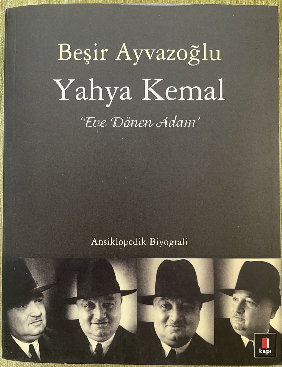 hattatberk's tweet image. Kütüphanemden: Yahya Kemal Ansiklopedisi…