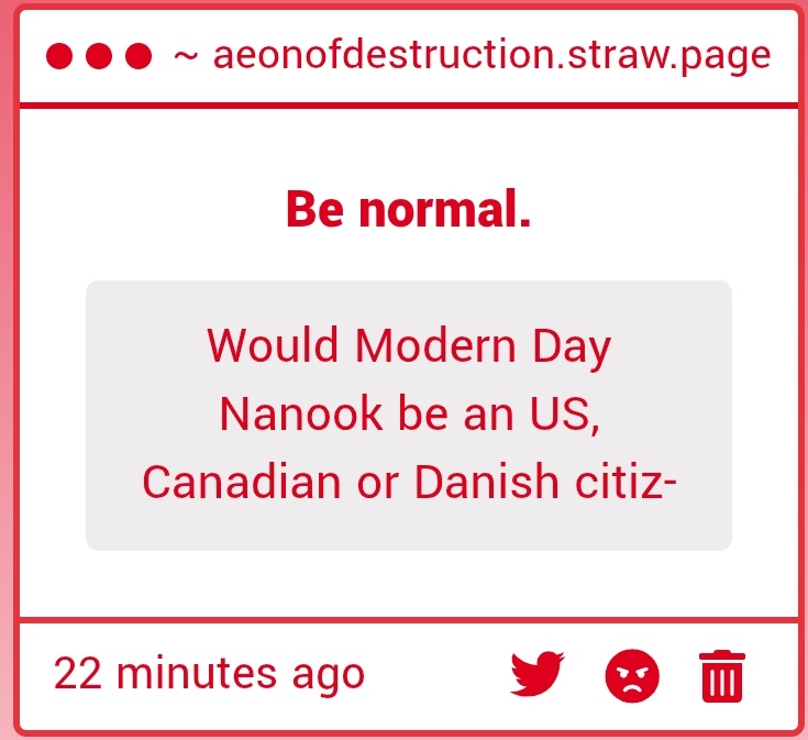 ruinauthor's tweet image. elysse.⠀ you guys do know that nanook is named after an inuit god, right? correct me if wrong, but at most, they’d just be a canadian citizen considering there are inuit tribes in northern canada.