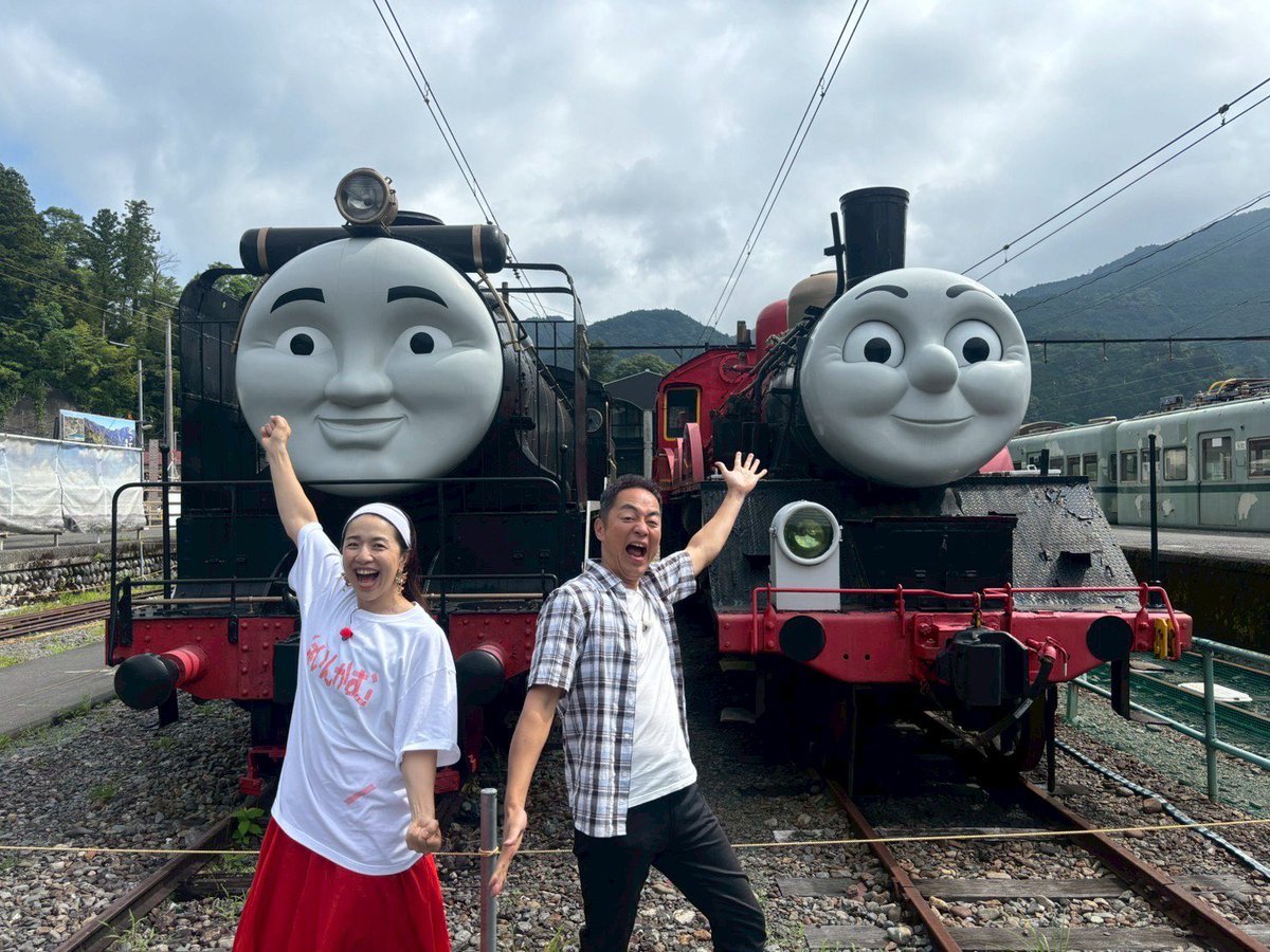 SDT_marugoto's tweet image. あす7/29(火）は    
#仰天パワーチャージ🤼‍♂️ 

涼しい～‼夏の奥大井で感動ツアー😂
絶景トロッコ列車＆つり橋の先にピザ!?🍕

気合い用意できてますか💪
お楽しみに✨

📢仰天パワーチャージ&amp;amp;ペコリーノは、Huluで見逃し配信をしています！詳しくは、まるごとHPへ💻

#まるごと