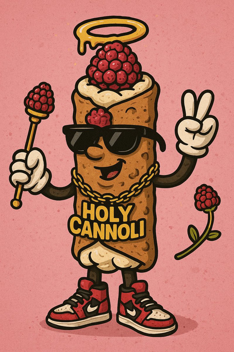 CannoliWizard's tweet photo. GOOD MORNING FROM THE RASPBERRY RULER 👑
Drippin’ flavor. Wieldin’ power. Serving peace & pastry.
🍩✨ Stay sweet, stay sharp, stay legendary.
#HolyCannoli #MorningDrip https://t.co/9fEWuGFX0e