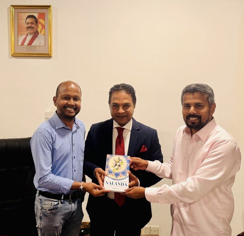 milindarj's tweet image. අපේ ඉන්දියානු සංචාරය ගැන පක්ෂ මහලේකම්තුමා දැනුවත් කලා @CassilingamG @IndiainSL