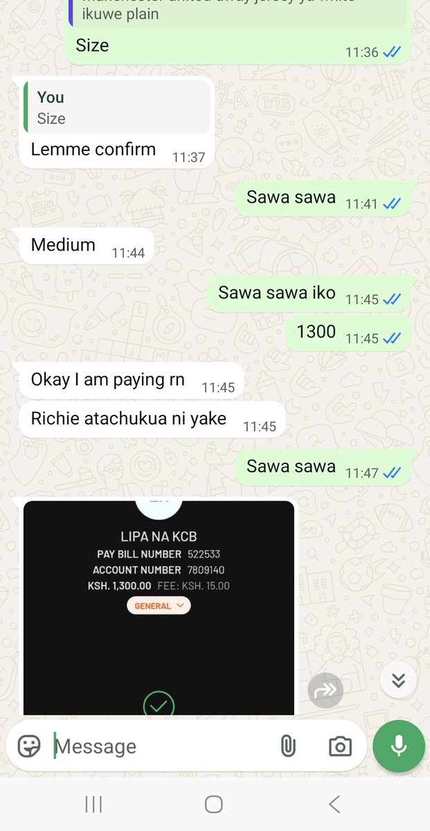 enochmuli2's tweet image. Good Afternoon @Richiemash_ .
Its a good way to start the week.
A sponsor has wired funds for a united kit for you..
Kindly Share those details via Dm.
Enjoy your week.