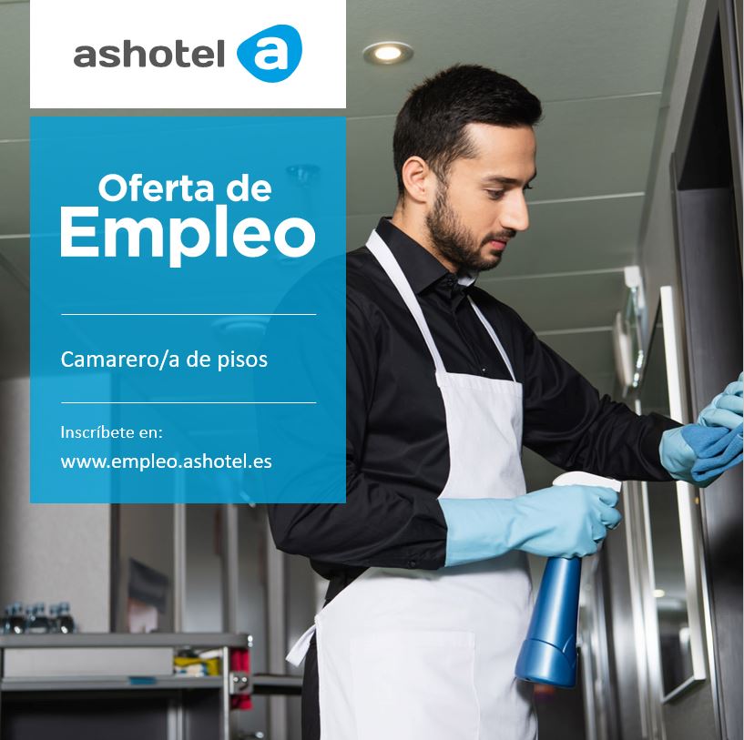 📌#Ashotelemplea Ofertas de empleo
➡️1 camarero/a de pisos de guardia #Arona 👉tinyurl.com/y595ade8
Más info e inscripción 👉 ashotel.es/servicios/port…