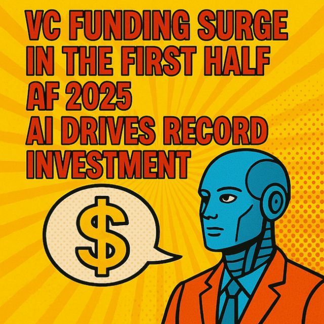 thinkers360's tweet image. VC Funding Surge in the First Half of 2025: AI Drives Record Investment buff.ly/AFYlZ40 via @mfauscette of Arion Research LLC on @Thinkers360 #AI #Startups #VentureCapital 📣 Thought Leader? Amplify your voice here: buff.ly/1HvFXgS