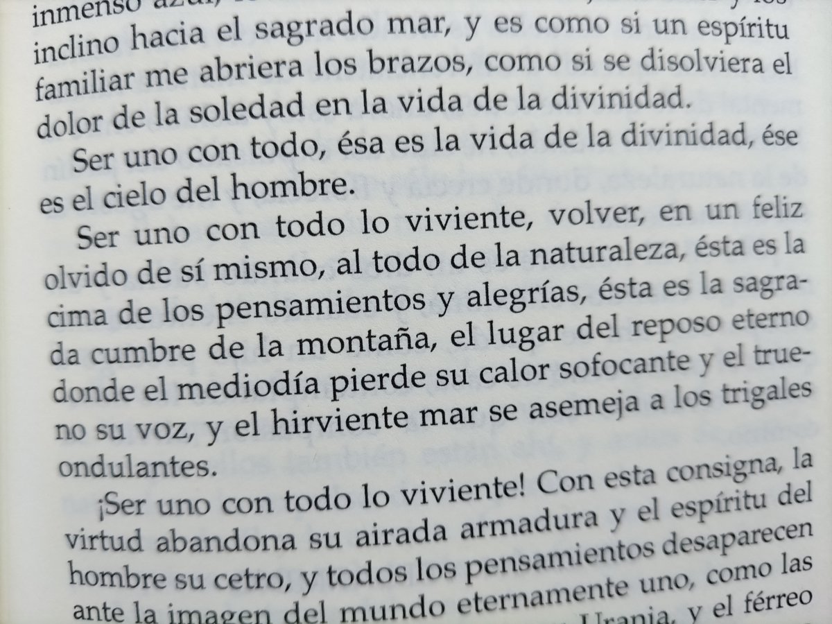 enrinacher's tweet image. «Ser uno con todo lo viviente, volver, en un feliz olvido de sí mismo, al todo de la naturaleza, ésta es la cima de los pensamientos y alegrías, ésta es la sagrada cumbre de la montaña»