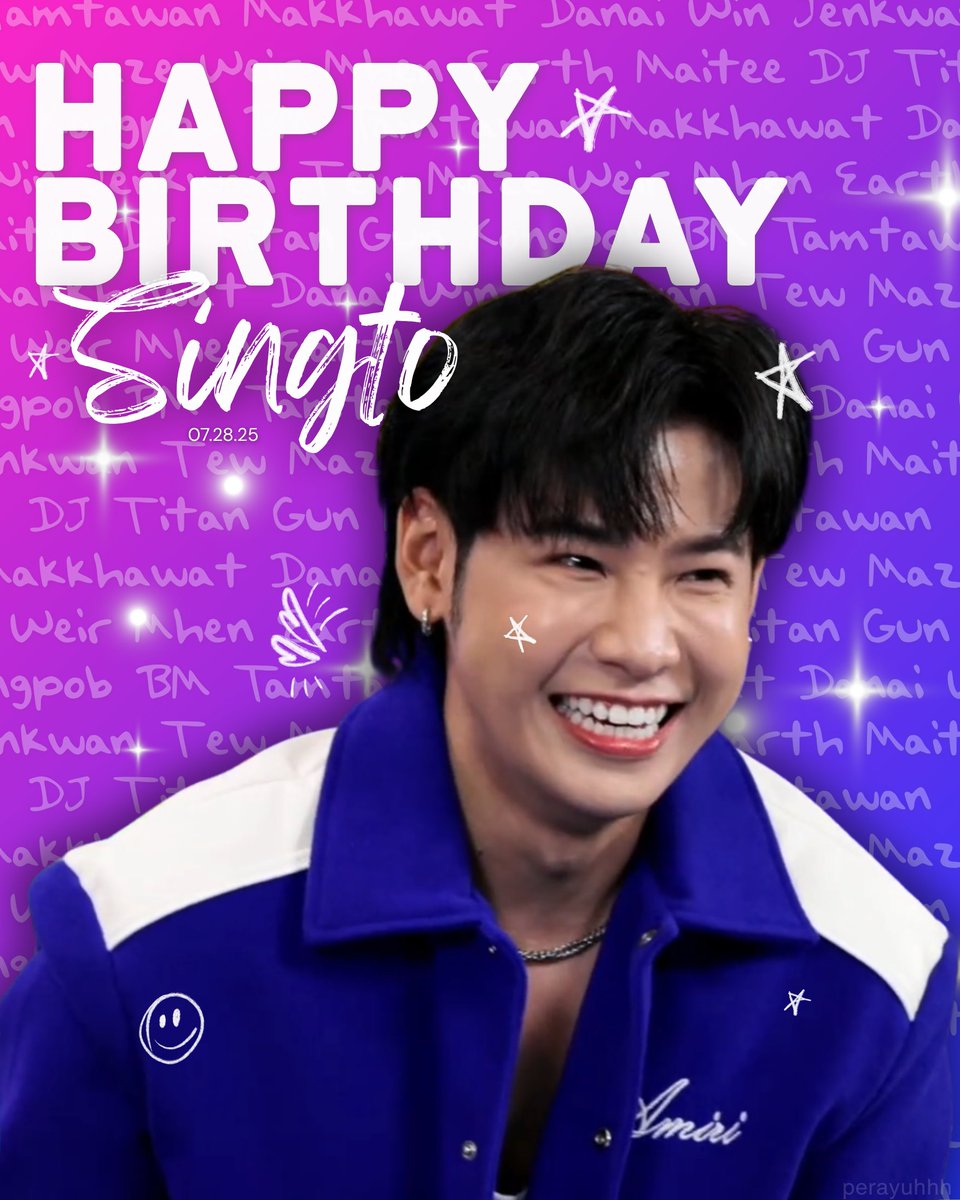 perayuhhh's tweet image. I wish this beautiful soul a happy birthday! 🎂 To the cutest, sinky-est, prettiest person in this world, happy birthday, Singto 💗 May you always find the happiest things in life, and spend your life with people who make you the happiest. 🥹✨
#SingtoPrachaya #SingtoBD2025