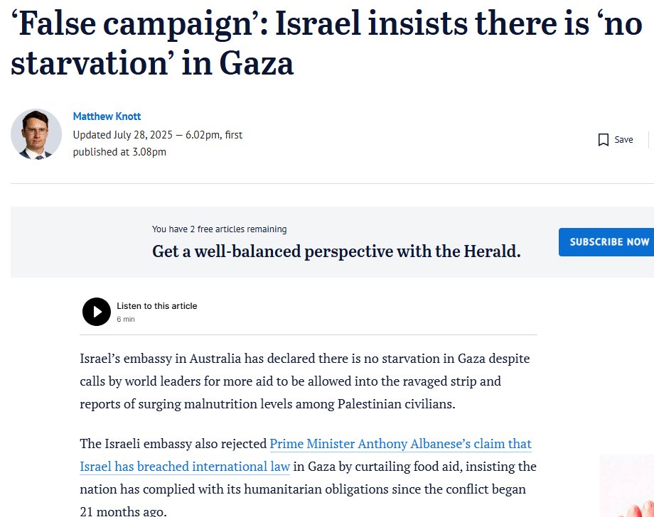 MichaelPascoe01's tweet image. The credibility of Israel&apos;s embassy and government on display i.e. zero
smh.com.au/politics/feder…