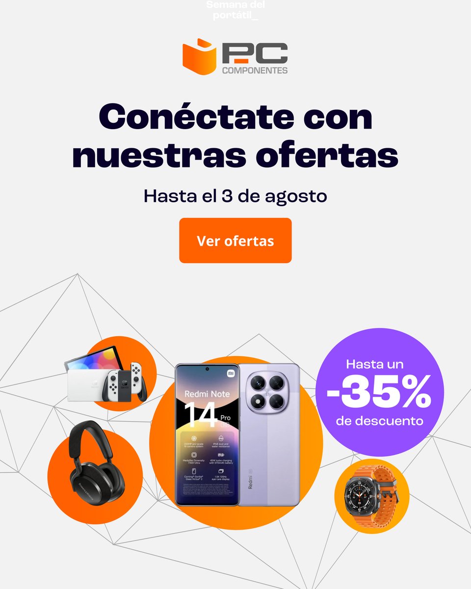 pccomponentes's tweet image. Completa la frase:
💬 Conecta-tech en verano con _________ y HASTA UN -35% DTO
👇¡DALE! ¡QUÉ NO TE PILLE LA🌊!
pccom.co/3ILKirn