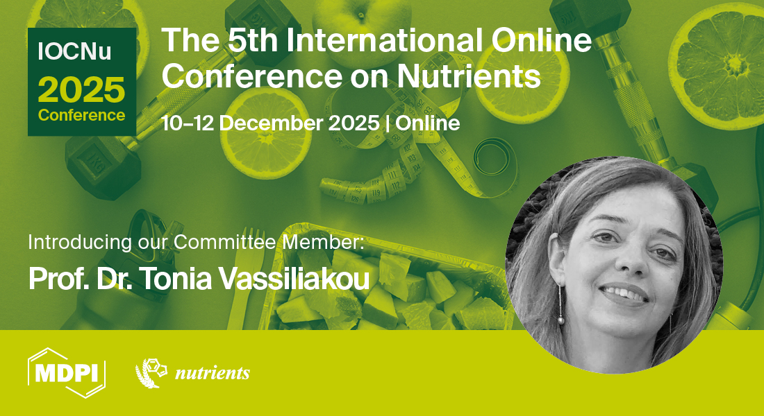 Nutrients_MDPI's tweet image. 🎉 We are delighted to welcome Prof. Dr. Tonia Vassilikou to the Scientific Committee of the 1st International Online Conference on Nutrition!

📍 Department of Public Health Policy, University of West Attica, Athens, Greece
More information：sciforum.net/event/IOCNu2025