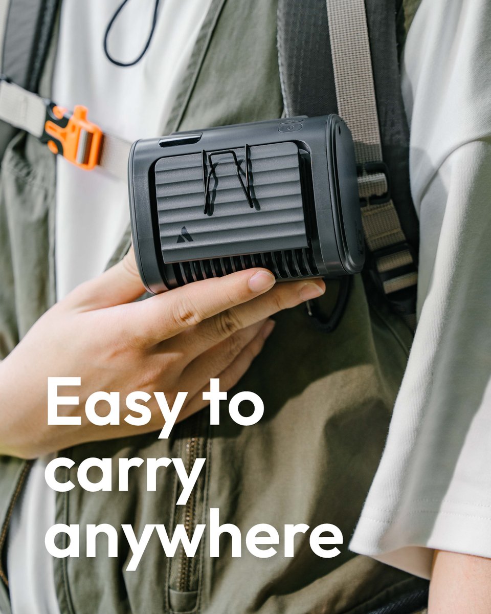 Let Aecooly Flow 01 be your ultimate hands-free fan for every thrilling sports event moment.

Stay cool while you move, perfect for navigating crowded venues or enjoying outdoor events.

.
.
#beattheheat #PortableFan #soccer #summeressentials #tablefan #outdoors #camping #farmers